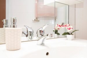 Casa Vacanze Le Mura - Dettagli decorativi del bagno